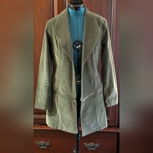 Simply Noelle Olive Green Corduroy Jacket